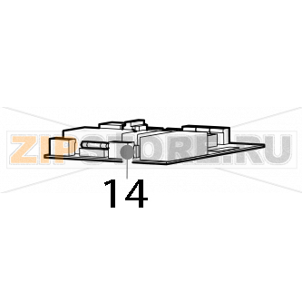 Main board 115V Zumex Versatile Pro Main board 115V Zumex Versatile ProЗапчасть на деталировке под номером: 14