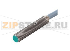 Индуктивный датчик Inductive sensor NBB0,8-5GM25-E3 Pepperl+Fuchs General specificationsSwitching functionNormally closed (NC)Output typePNPRated operating distance0.8 mmInstallationflushOutput polarityDCAssured operating distance0 ... 0.648 mmReduction factor rAl 0.45Reduction factor rCu 0.4Reduction factor r304 0.77Nominal ratingsOperating voltage10 ... 30 VSwitching frequency0 ... 3000 HzHysteresistyp. 5%Reverse polarity protectionreverse polarity protectedShort-circuit protectionpulsingVoltage drop&le 3 VOperating current0 ... 200 mAOff-state current0 ... 0.1 mA typ. 0.1 &microA at 25 °CNo-load supply current&le 10 mASwitching state indicatorLED, yellowApprovals and certificatesUL approvalcULus Listed, General PurposeCSA approvalcCSAus Listed, General PurposeCCC approvalCCC approval / marking not required for products rated &le36 VAmbient conditionsAmbient temperature-25 ... 70 °C (-13 ... 158 °F)Mechanical specificationsConnection typecable PVC , 2 mCore cross-section0.14 mm2Housing materialStainless steel 1.4305 / AISI 303Sensing facePCHousing diameter5 mmDegree of protectionIP67