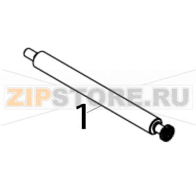 Platen roller assembly TSC Alpha-4L Platen roller assembly TSC Alpha-4LЗапчасть на деталировке под номером: 1