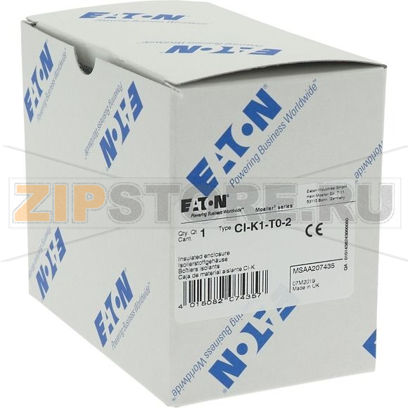 Корпус изолированный В, ВхШхД= 137x80x95 мм для T0-2 Eaton CI-K1-T0-2 