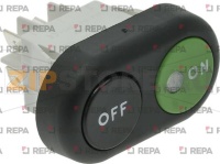 ПЕРЕКЛЮЧАТЕЛЬ РЕЖИМА  2 КЛАВИШИ ВКЛ-ВЫКЛ, ЗЕЛЕНЫЙ- ЧЕРНЫЙ