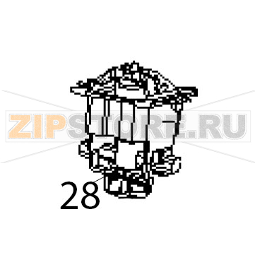 Motor Hurakan HKN-HBH850 Motor Hurakan HKN-HBH850Запчасть на деталировке под номером: 28