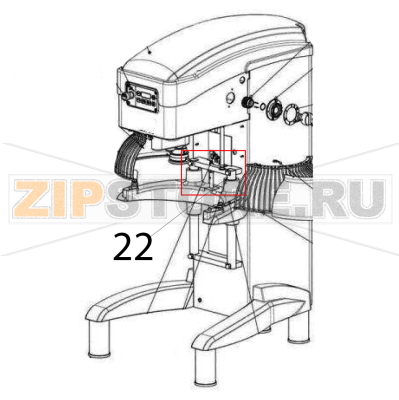 Arco vasca alluminio Sigma BMR 80 Arco vasca alluminio Sigma BMR 80Запчасть на деталировке под номером: 22