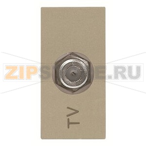 Розетка TV, шампань ABB 2CLA215000N1901 