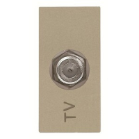 Розетка TV, шампань ABB 2CLA215000N1901