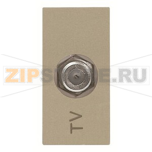 Розетка TV, шампань ABB 2CLA215000N1901 