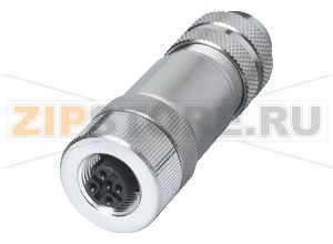 Полевой разъём Female cordset, field attachable V19-G-ABG-PG9 Pepperl+Fuchs Описание оборудованияFemale connector, M12, 8-pin, shielded, field attachable