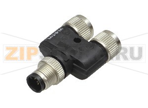 Сплиттер датчика-исполнительного устройства Y-distributor V1S-T-V1 Pepperl+Fuchs Описание оборудованияY distributor, M12 connector on M12 socket/socket