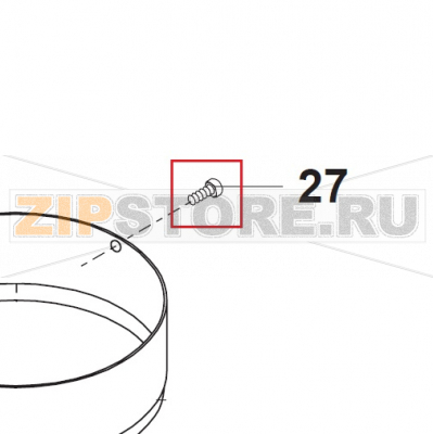 Screw M4x16 Counters. DIN965A Bear Varimixer AR40 VL-1S                                                                              1 Screw M4x16 Counters. DIN965A Bear Varimixer AR40 VL-1SЗапчасть на сборочном чертеже под номером: 27Название запчасти на датском&nbsp;языке: Screw M4x16 Counters. DIN965A Bear Varimixer AR40 VL-1S