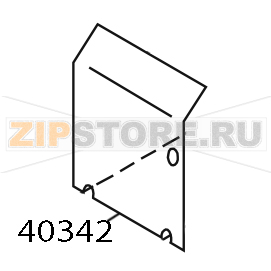 Bracket, front cover Zebra 105SE Bracket, front cover Zebra 105SEЗапчасть на деталировке под номером: 40342