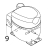 Bracket for capacitor Hoshizaki IM-65NE