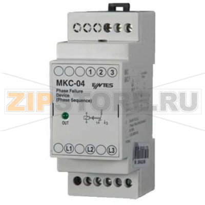 Реле контроля обрыва фаз 380 В/AC, 40% Entes MKC-04 