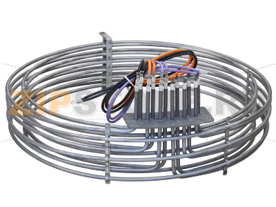 ТЭН с уплотнением Rational SCC 201 (18 кВт, 230 В) ТЭН 87.00.404 (18 кВт, 230 В) с уплотнением для парогенератора Rational SCC 201. Количество запчастей (комплектующих) Rational в оборудовании: 1 шт.