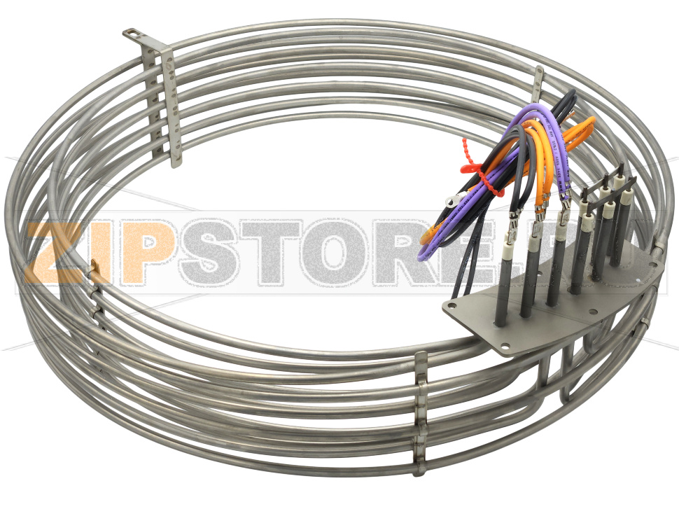 ТЭН с уплотнением Rational SCC 201 (18 кВт, 230 В) ТЭН 87.00.404 (18 кВт, 230 В) с уплотнением для парогенератора Rational SCC 201. Количество запчастей (комплектующих) Rational в оборудовании: 1 шт.