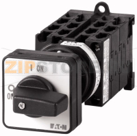 Переключатель вкл/выкл, T0, 20 A, 6 модуль, 9-полюсн Eaton T0-6-15168/Z