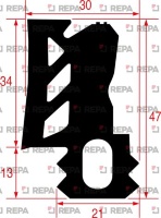 УПЛОТНИТЕЛЬ ДЛЯ ТЕЛЕЖКИ СТЕЛЛАЖА