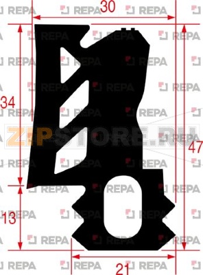 УПЛОТНИТЕЛЬ ДЛЯ ТЕЛЕЖКИ СТЕЛЛАЖА 