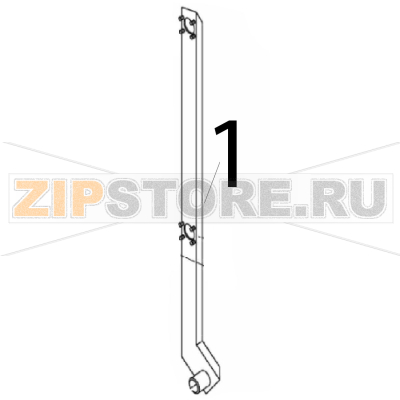 Washing pipe Angelo Po C165D Washing pipe Angelo Po C165DЗапчасть на деталировке под номером: 1