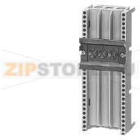 ШИННЫЙ ДЕРЖАТЕЛЬ, WIDTH 45MM 40MM SYSTEM, 5+10MM RAIL STR. WITH 1 MOUNTING RAIL 35MM, FOR LATERAL MOUTING 8US10, LENGTH 139MM Siemens 8US1050-5AK00