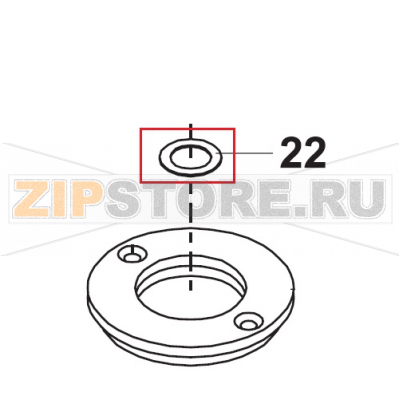 Washer Bear Varimixer AR40 VL-1S                                                               Washer Bear Varimixer AR40 VL-1SЗапчасть на сборочном чертеже под номером: 22Название запчасти на датском&nbsp;языке: Washer Bear Varimixer AR40 VL-1S