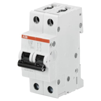 Выключатель автоматический двухполюсный, S202 D2 ABB 2CDS252001R0021