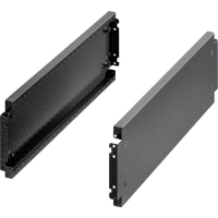 Панель боковая, стальная, черная, 2 шт Rittal 8640046