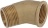 ELBOW FITTING BRASS ø 1MF