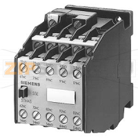 ВСПОМОГАТЕЛЬНЫЙ КОНТАКТОР 55E EN 50 011 5NO+5NC, TAB КОННЕКТОР УПРАВЛЕНИЕ AC, AC 230/220V, 50ГЦ, 276/264V, 60ГЦ Siemens 3TH4355-4MP0