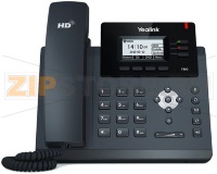 SIP-T40G SIP-телефон, 3 линии, Opus, BLF, PoE, GigE, БЕЗ БП