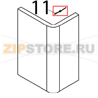 Termoresistenz PT1000 Angelo Po FX82E2T Termoresistenz PT1000 Angelo Po FX82E2TЗапчасть на деталировке под номером: 11