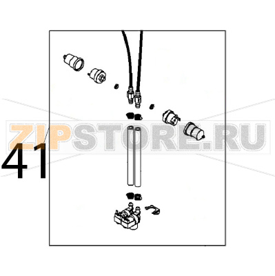 Gr. ingresso acqua scar.-lav. Angelo Po FX82E2T Gr. ingresso acqua scar.-lav. Angelo Po FX82E2TЗапчасть на деталировке под номером: 41