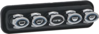 DIAPHRAGM PUSH-BUTTON PANEL 5 BUTTONS