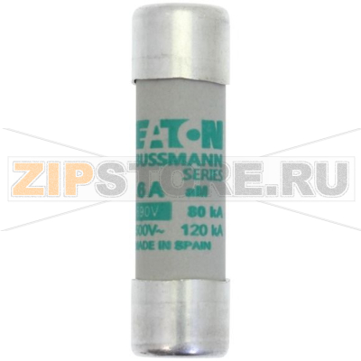 Предохранитель, 6 A, AC 690 В, 80 кА, 14x51 мм, aM, IEC Eaton CYLINDRICAL FUSE 14x51 6A AM 690V 