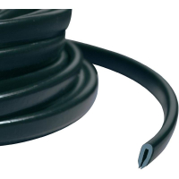 Окантовка защитная для углов и кромок, материал: PVC, черная, 10 м Rittal 7072.100