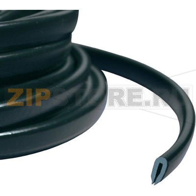 Окантовка защитная для углов и кромок, материал: PVC, черная, 10 м Rittal 7072.100 
