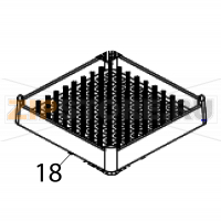 Plates basket CP-16-18 Fagor CO-110 DD