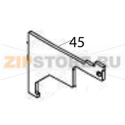 Guide cover L Sato CG412TT Guide cover L Sato CG412TTЗапчасть на деталировке под номером: 45Название запчасти на английском языке: Guide cover L Sato CG412TT.