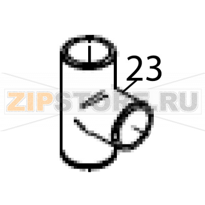 Plastic expulsion &quot;T&quot; Fagor CO-110 DD Plastic expulsion "T" Fagor CO-110 DDЗапчасть на деталировке под номером: 23Название запчасти Fagor на английском языке: Plastic expulsion "T" CO-110 DD.