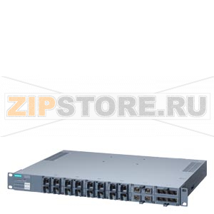 SCALANCE XR324-4M EEC; Managed IE switch, 19&quot; rack; 16x 10/100/1000 Mbit/s for RJ45 ports electrical; 4x 100/1000 Mbit/s for 2-port media modules, electrical or optical; LED diagnostics; error signaling Contact; Select/set pushbutton, PROFINET IO device, 