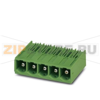 Ответная часть разъема Phoenix Contact PC 6-16/ 7-G1-10,16 Номинальный ток: 76 А, Расчетное напряжение (III/2): 1000 В, Полюсов: 7, Размер шага: 10,16 мм, Цвет: зеленый, Поверхность контакта: Серебро, Монтаж: пайка.Минимальный заказ: 50 шт.Упаковка: 50 шт.