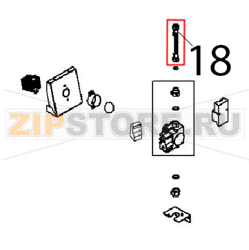 Tubo alimentaz. bruciatore Angelo Po FX201G3 Tubo alimentaz. bruciatore Angelo Po FX201G3Запчасть на деталировке под номером: 18