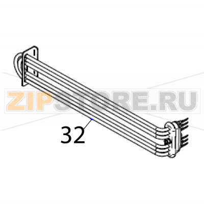 Triple resistor 4,5KW Fagor CO-110 DD Triple resistor 4,5KW Fagor CO-110 DDЗапчасть на деталировке под номером: 32Название запчасти Fagor на английском языке: Triple resistor 4,5KW CO-110 DD.