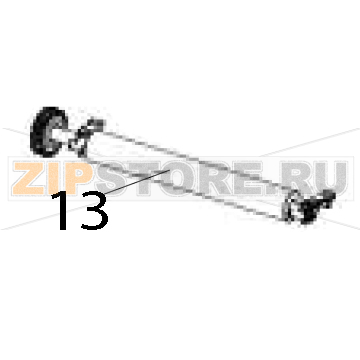 Platen roller 203dpi Zebra ZD220 Thermal Transfer Platen roller 203dpi Zebra ZD220 Thermal TransferЗапчасть на деталировке под номером: 13