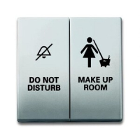 Клавиша для механизма двухклавишного выключателя/переключателя/кнопки с символом "Уборка/Не беспокоить" ABB 2CKA001751A2996