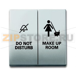 Клавиша для механизма двухклавишного выключателя/переключателя/кнопки с символом &quot;Уборка/Не беспокоить&quot; ABB 2CKA001751A2996 