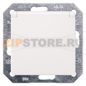 DELTA I-SYSTEM АЛЮМИНЕВЫЙ МЕТАЛЛИК РОЗЕТКА SCHUKO  10A DC/16А AC 250В C ЗАЩИТНЫМ КОНТАКТОМ  A ЗАЩИТНЫМИ ШТОРКАМИ C ОТКИДЫВАЮЩЕЙСЯ КРЫШКОЙ C БЕЗРЕЗЬБОВЫМИ КОНТАКТНЫМИ ЗАЖИМАМИ ЭЛ.-МЕХ. ЧАСТЬ Siemens 5UB1930 