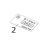 Nameplate for white healthcare models Zebra ZD421 Direct Thermal