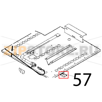Profilo piatto Angelo Po 1G1FA0G Profilo piatto Angelo Po 1G1FA0GЗапчасть на деталировке под номером: 57