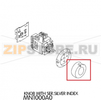 Knob with Ser.Silver index Unox XF 090P
