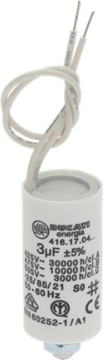 CAPACITOR DUCATI ENERGIA 3µF WITH CABLE 